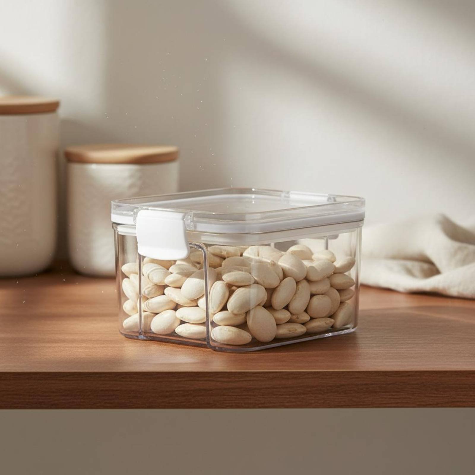 Food Storage Jars Airtight - Contenedor Hermético para Almacenamiento de Alimentos,