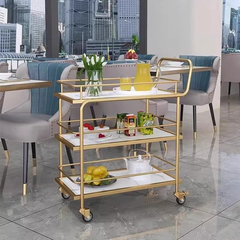 Food Storage For Restaurant - Carrito móvil nórdico, carrito de almacenamiento
