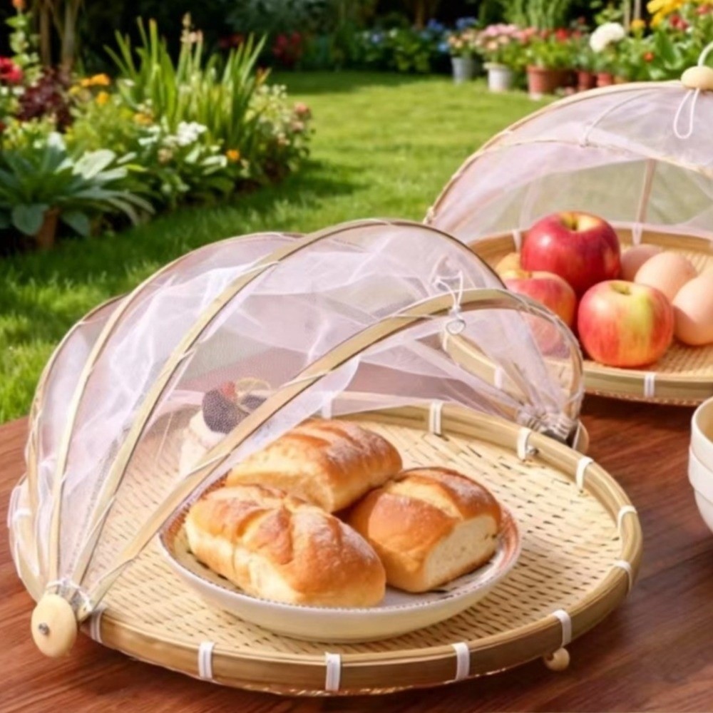 Food Storage Net - Contenedor de Alimentos con Malla Antimosquitos,