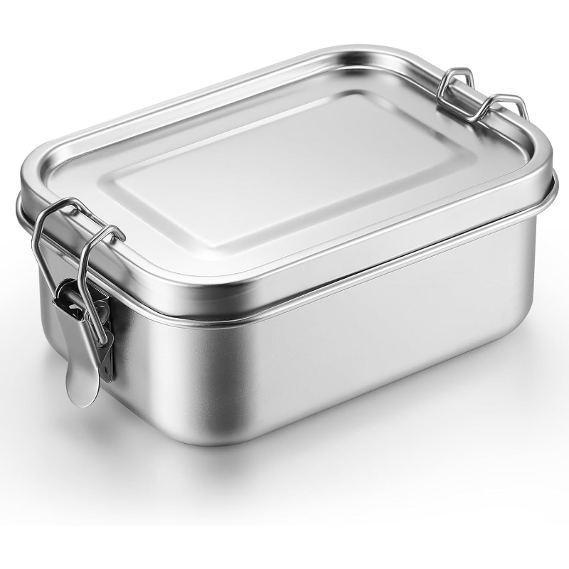 Food Storage Freezer Containers - Recipientes de Acero Inoxidable para Almacenamiento