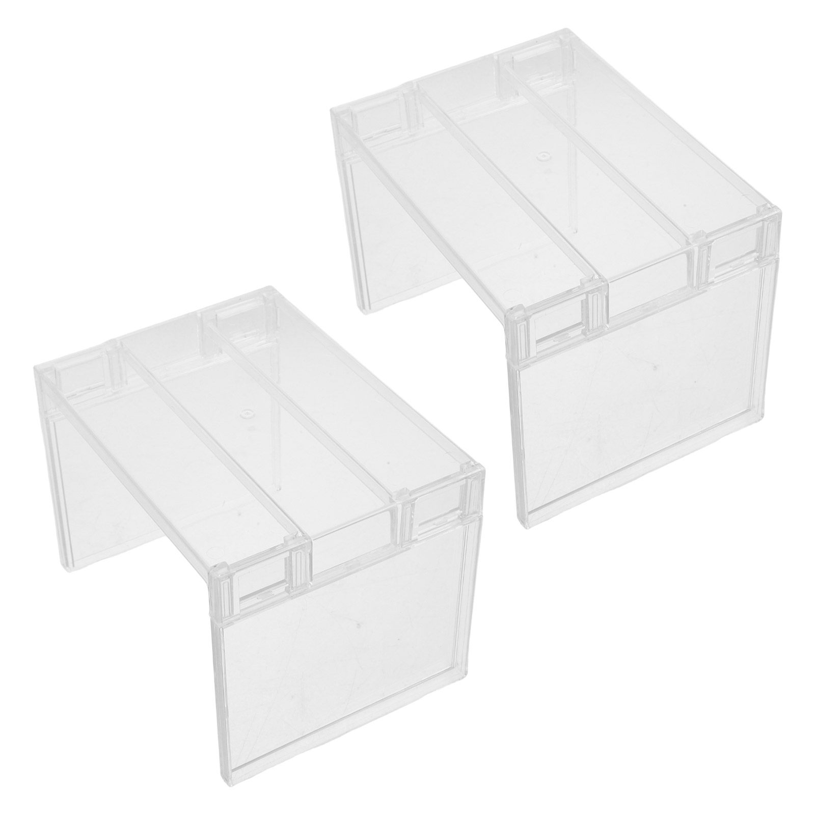 Food Storage Kitchen Cabinet - 2 Estantes Organizadores Transparentes para Refrigerador,