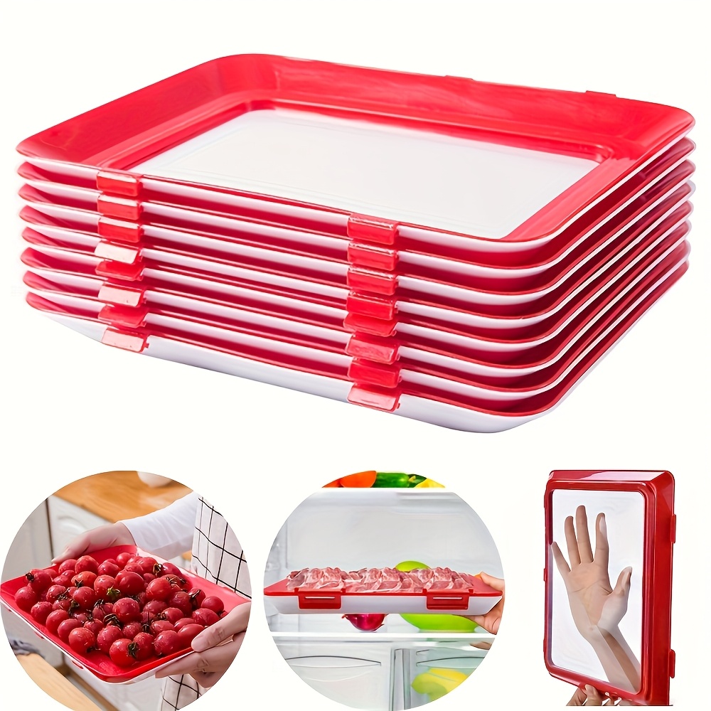 Food Storage And Safety - Bandeja reutilizable y apilable para conservar