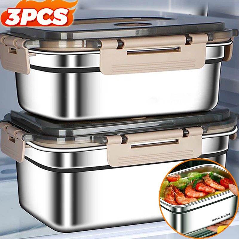 Food Storage Box Large - Lonchera Bento de Gran Capacidad, Lonchera