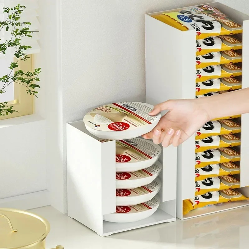Food Storage Kitchen Cabinet - Caja de Almacenamiento para Fideos Instantáneos,