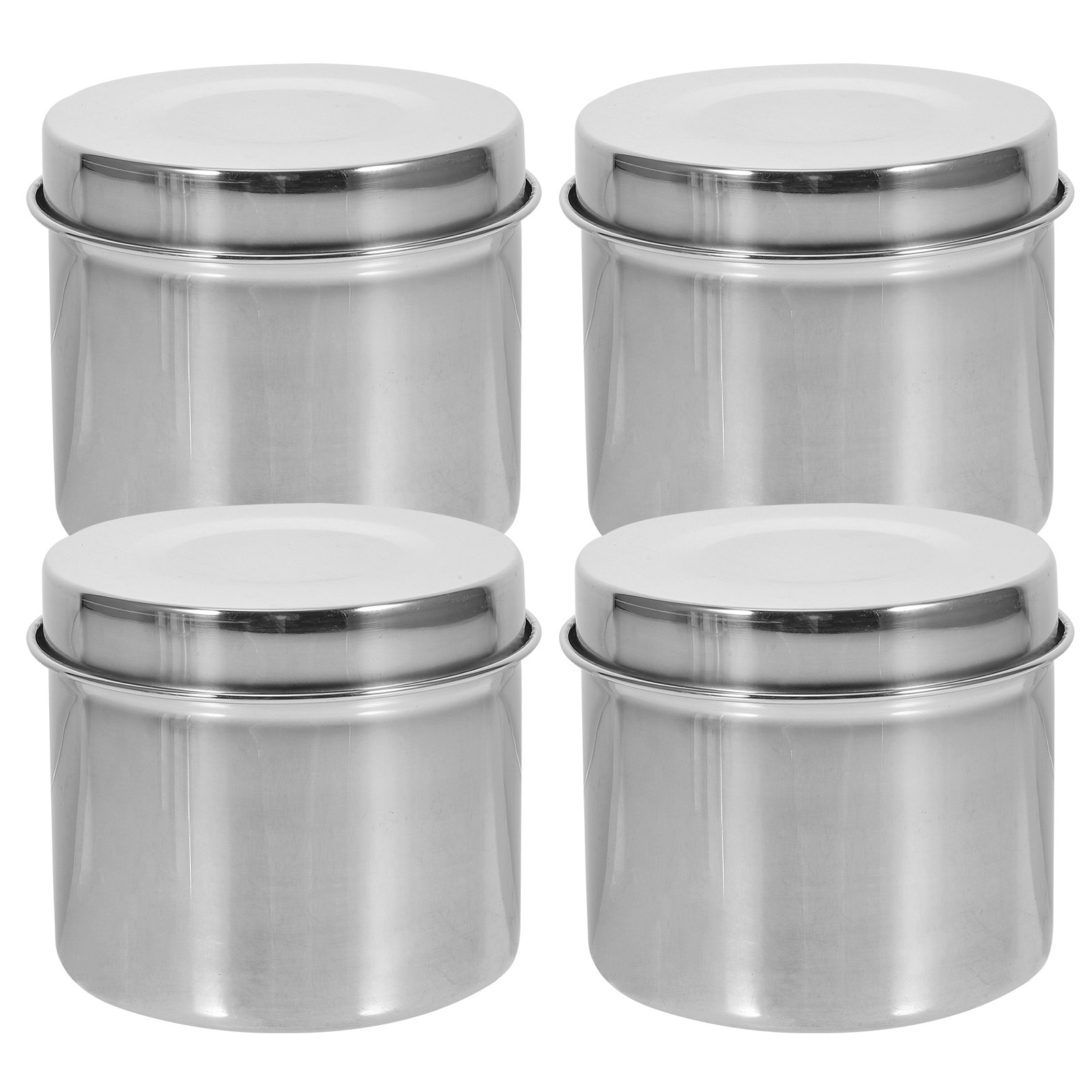 Food Storage And Safety - Juego de 4 Recipientes de Acero