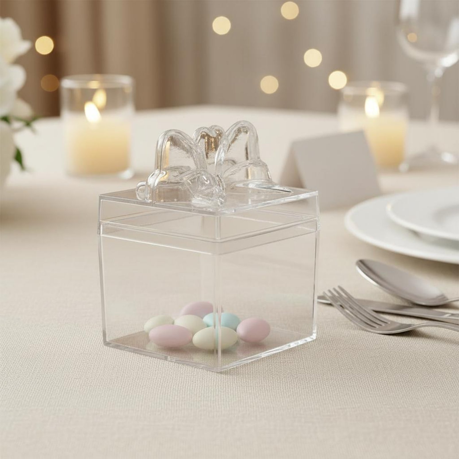 Food Storage And - Caja de Plástico Transparente para Dulces