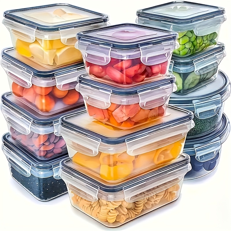 Food Storage Freezer Containers - Juego de 8 Piezas que Incluye
