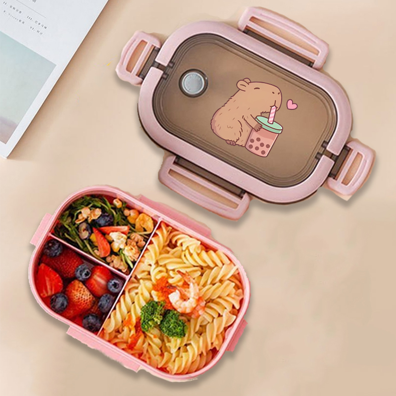 Food Storage And - Fiambrera Bento de Capibara con estampado