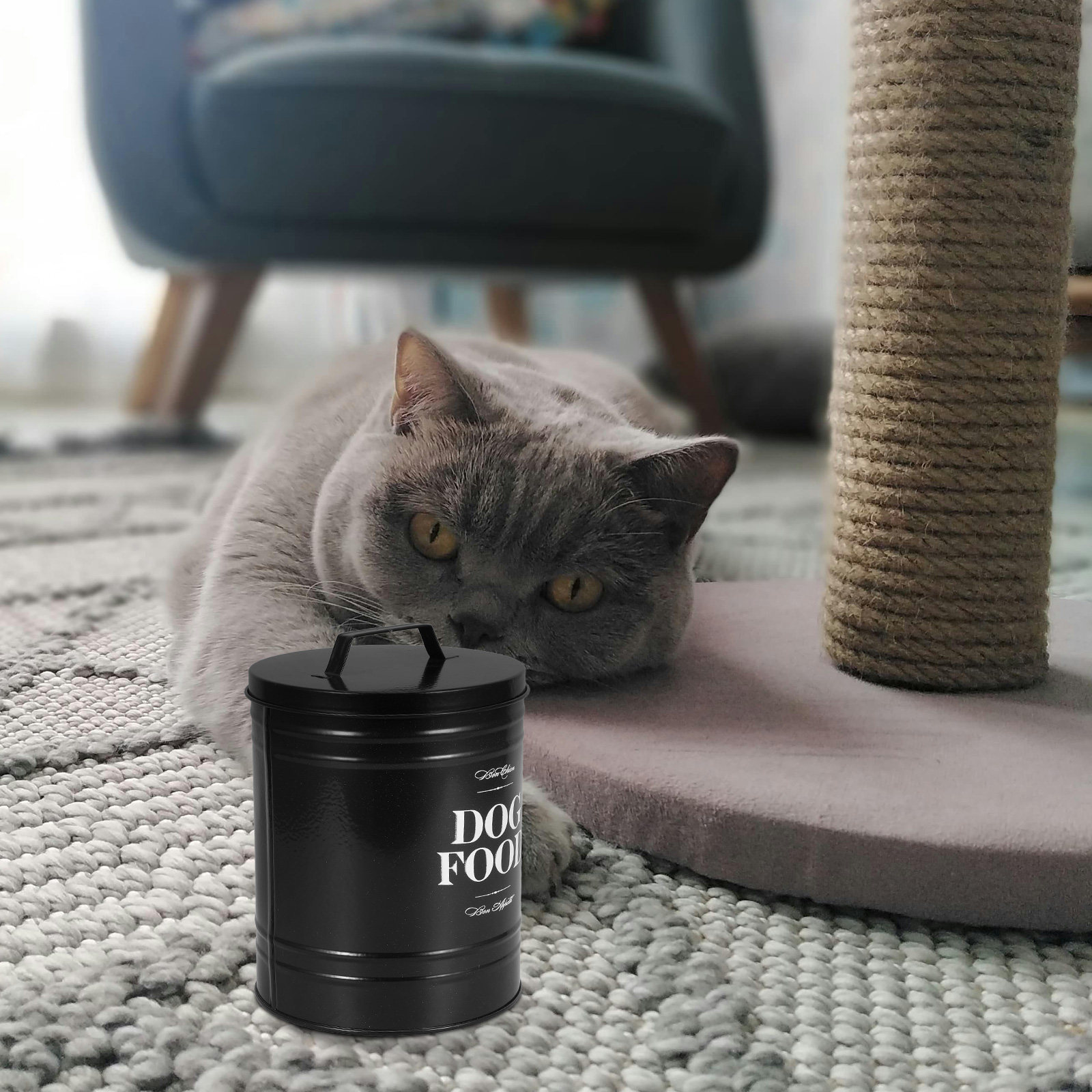 Food Storage Jars Airtight - Contenedor de Alimentos para Mascotas de