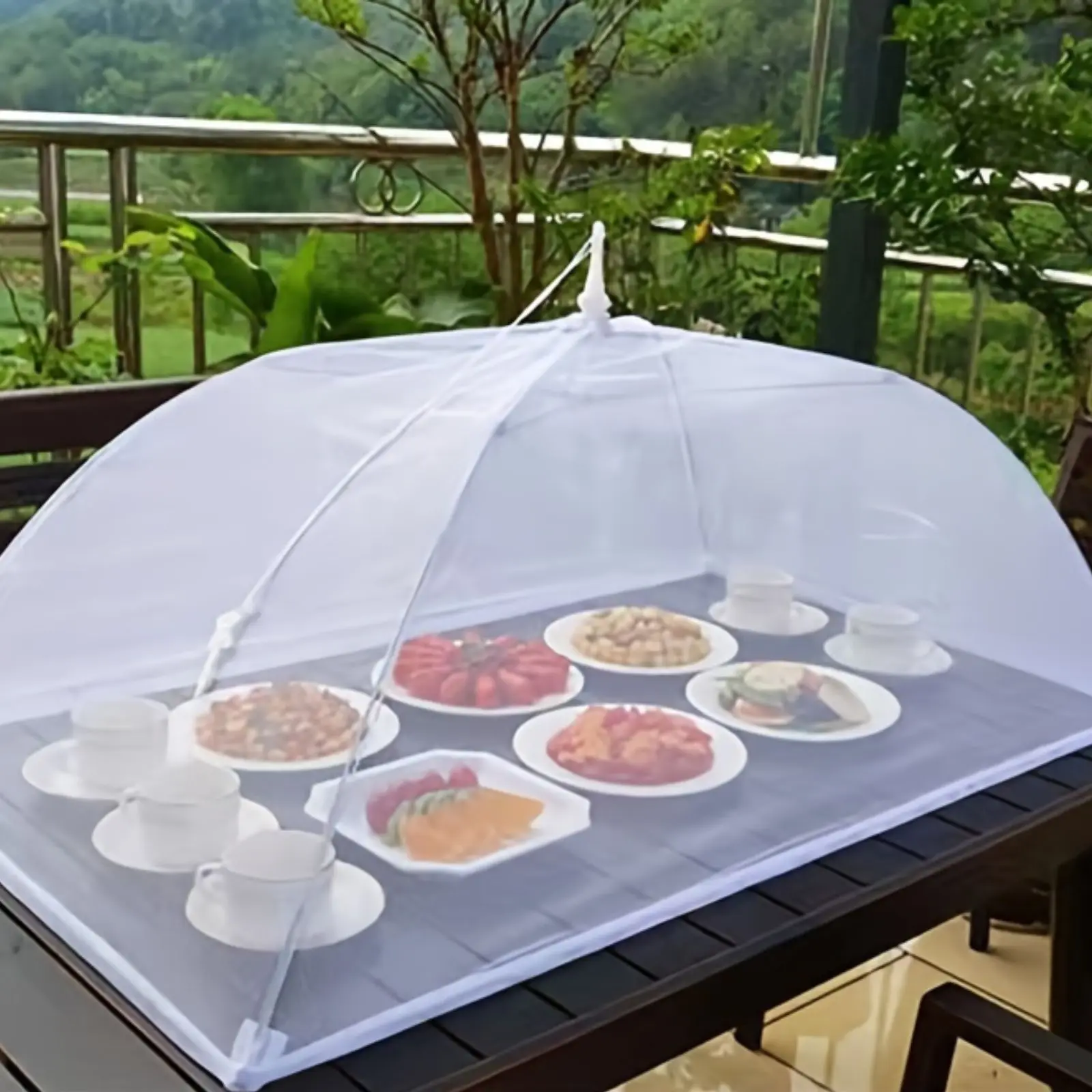 Food Storage Net - Carpa grande de malla blanca para