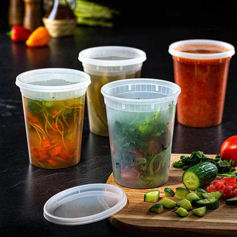 Food Storage Freezer Containers - Contenedores de almacenamiento de alimentos con