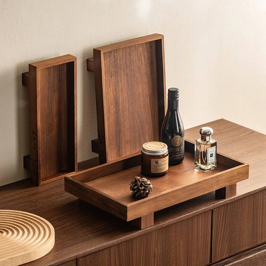 Bandeja de Servicio de Madera  - Food Storage For Restaurant reseña y precio