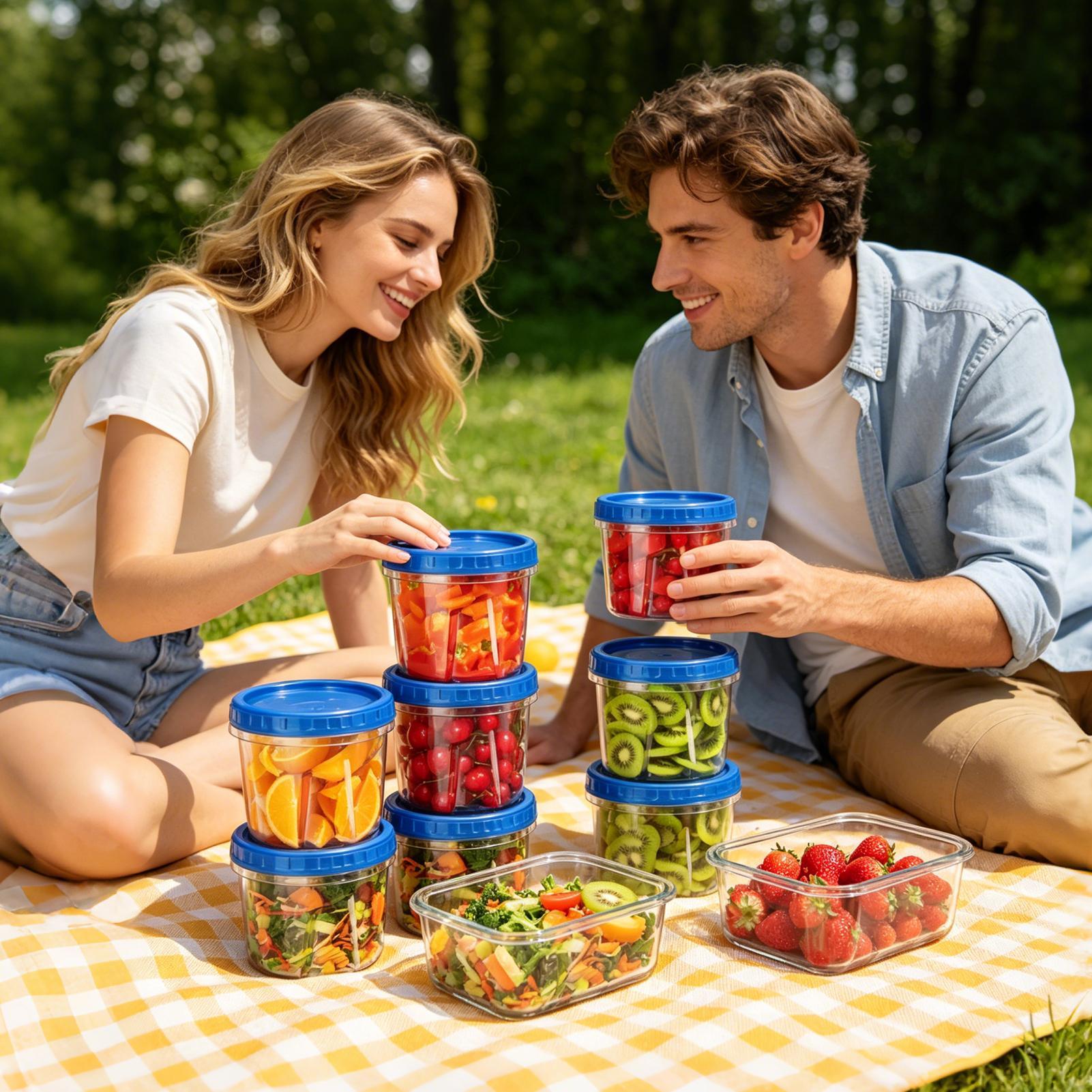 Contenedores para congelador p - Food Storage Freezer Containers reseña y precio