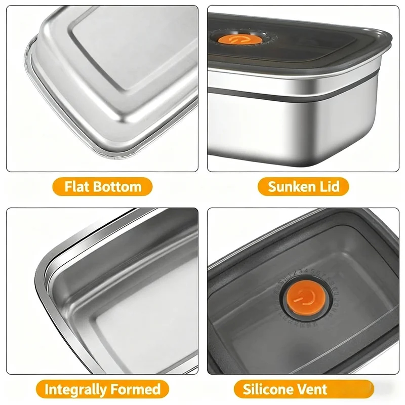 Lonchera Hermética de Acero In - Food Storage Freezer Containers reseña y precio