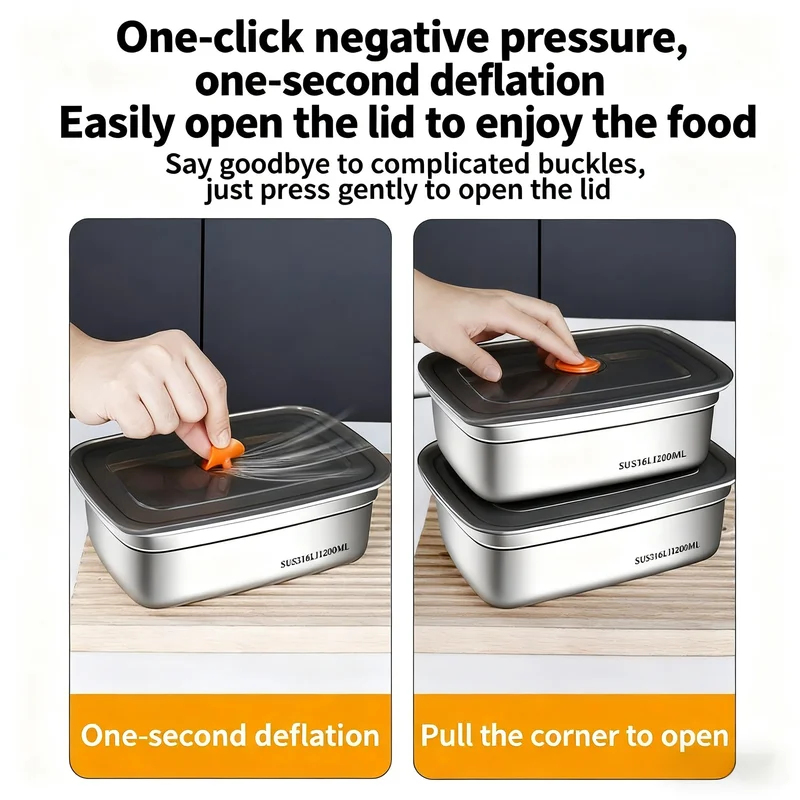 Lonchera Hermética de Acero In - Food Storage Freezer Containers reseña y precio