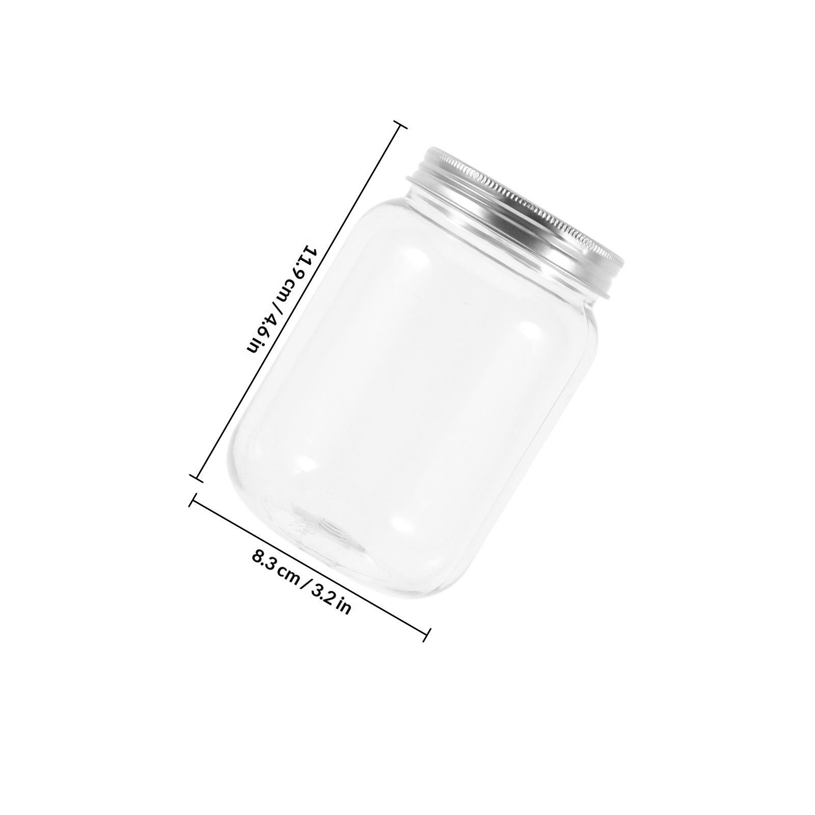 Juego de 4 Frascos de Plástico - Food Storage Jars Airtight reseña y precio
