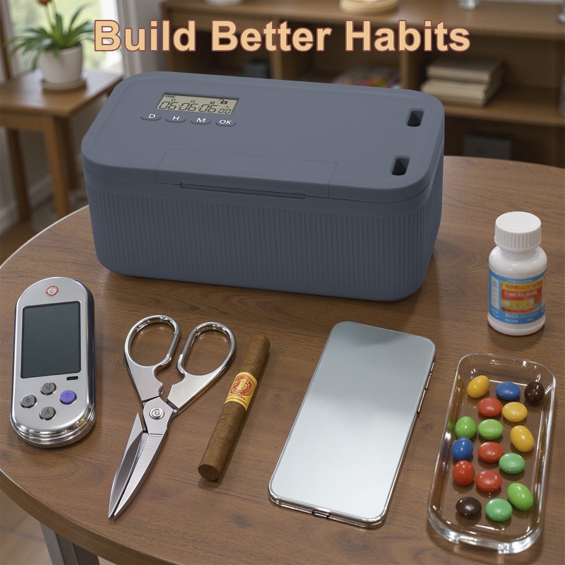 Caja de bloqueo con temporizad - Food Storage And Safety reseña y precio
