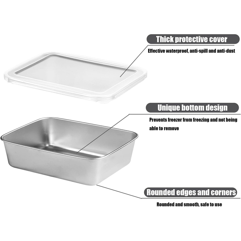 Recipientes de Acero Inoxidabl - Food Storage And reseña y precio