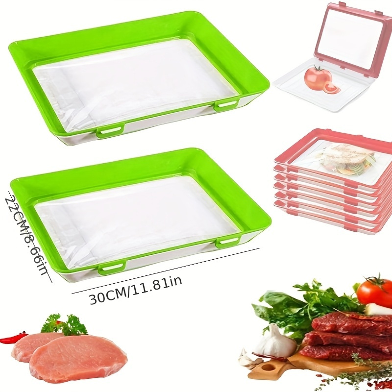 Bandeja reutilizable y apilabl - Food Storage And Safety reseña y precio