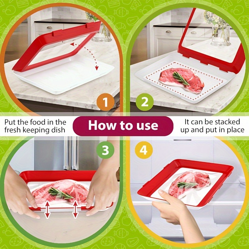 Bandeja reutilizable y apilabl - Food Storage And Safety reseña y precio