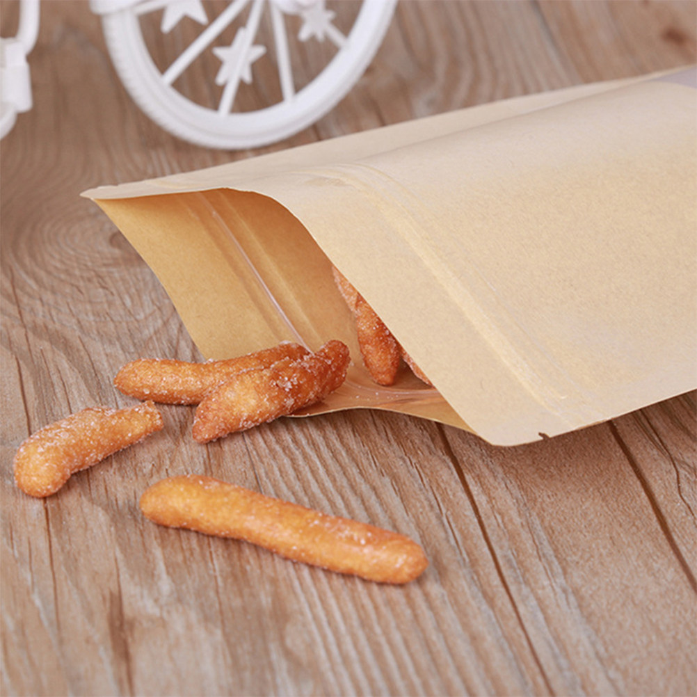 50 Bolsas de Papel Kraft con C - Food Storage And reseña y precio