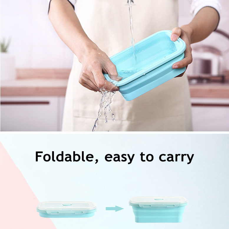 Contenedor Plegable de Silicon - Food Storage Freezer Containers reseña y precio