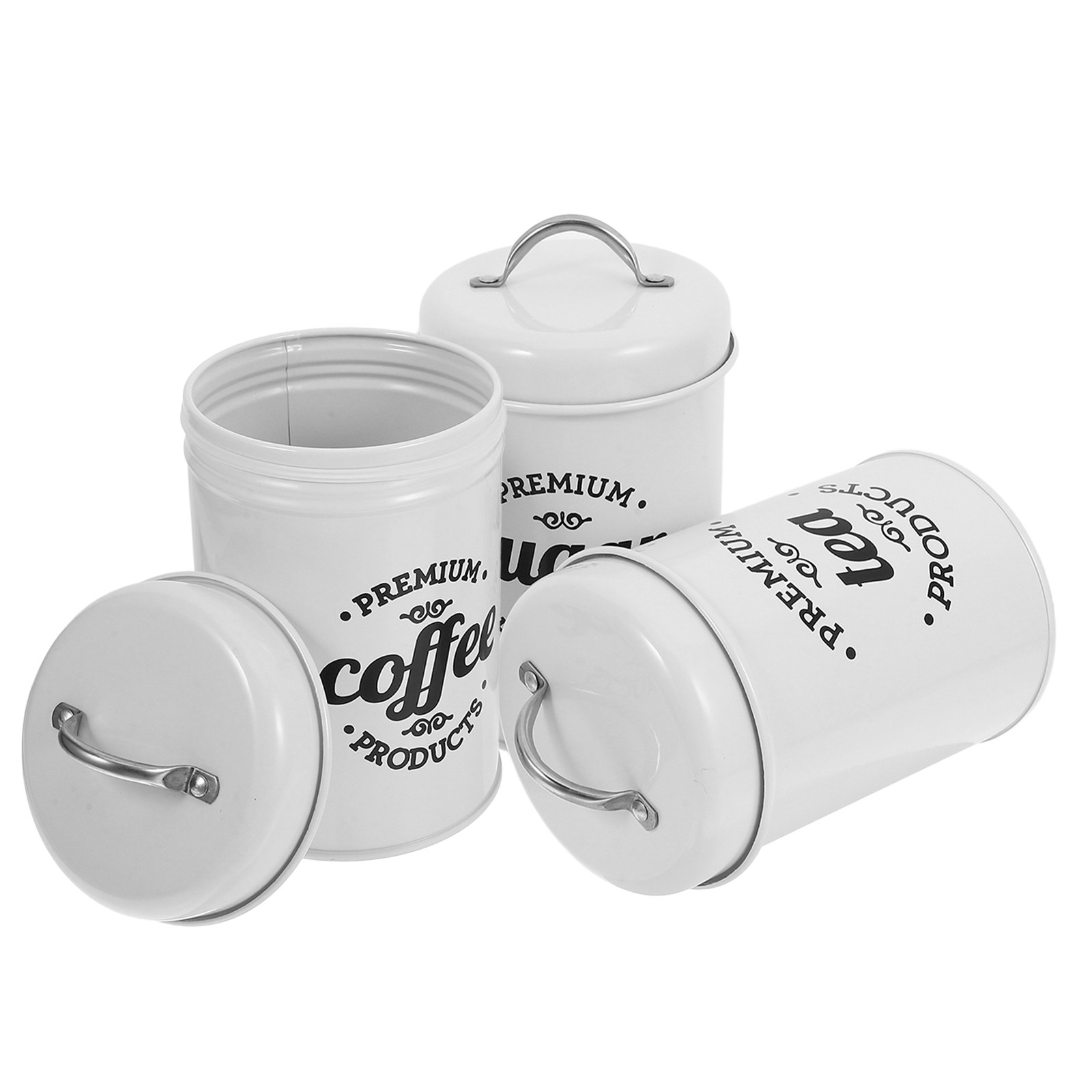 Juego de Recipientes Metálicos - Food Storage Jars Airtight reseña y precio