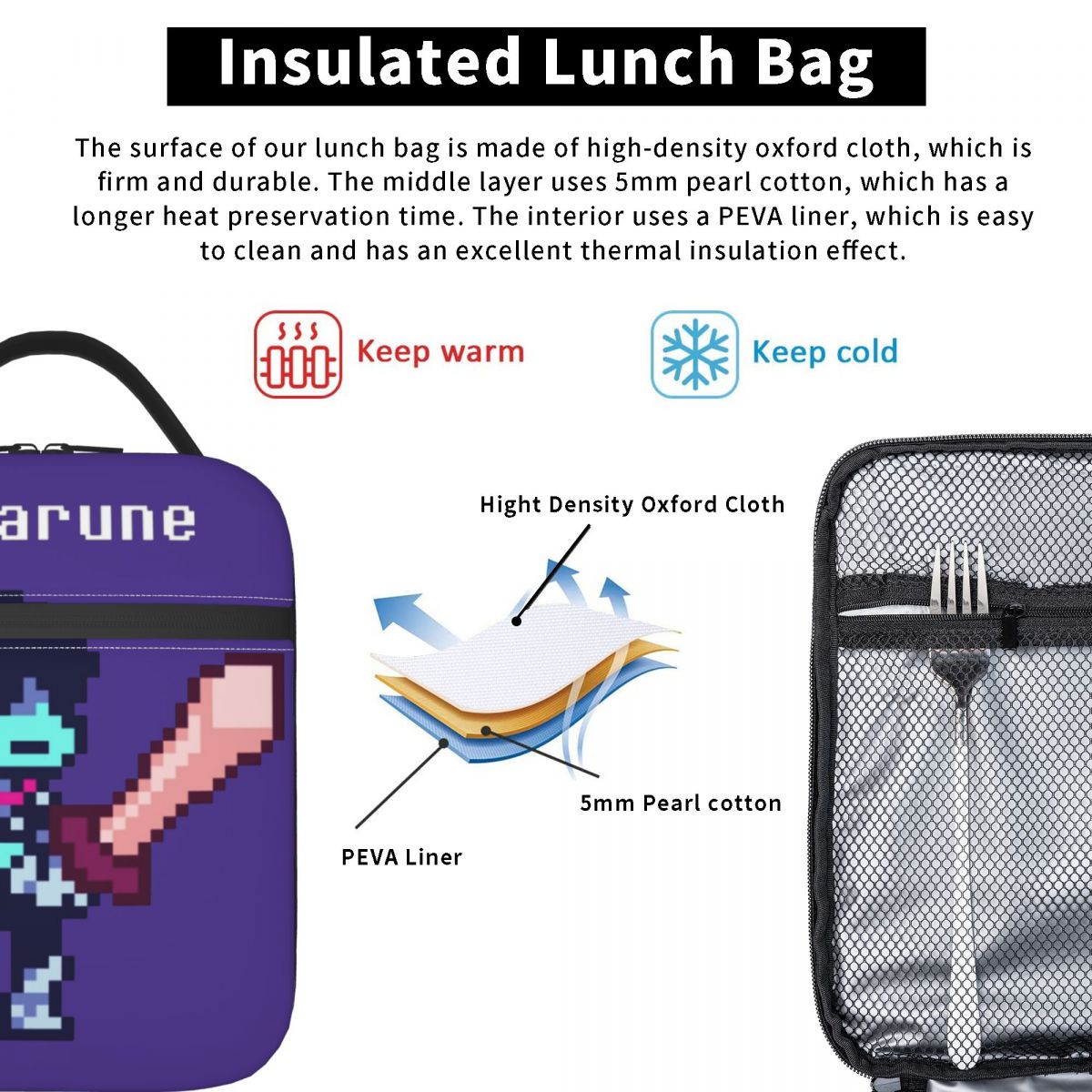 Bolsa de almuerzo con aislamie - Food Storage Kris reseña y precio