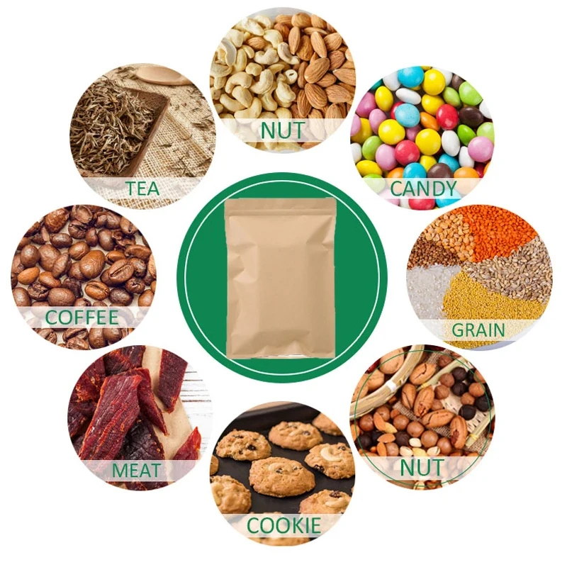 Bolsa de papel Kraft marrón co - Food Storage And reseña y precio