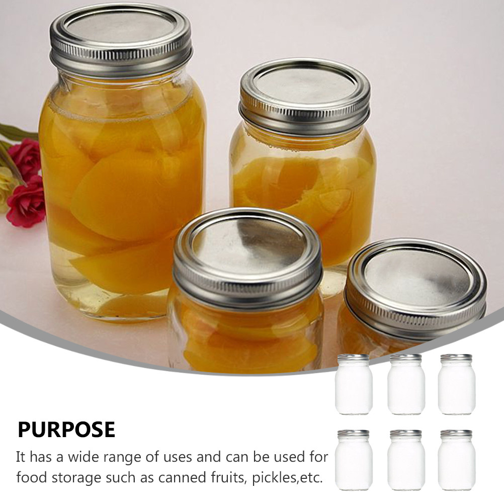 Juego de 6 Frascos de Vidrio T - Food Storage Jars Airtight reseña y precio