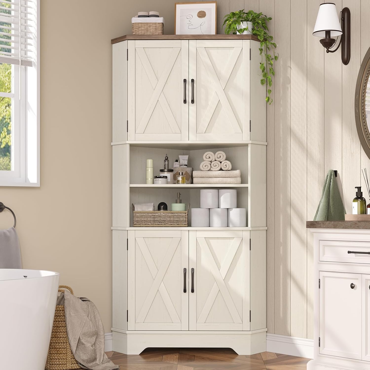 # Gabinete Esquinero, Armario  - Food Storage Kitchen Cabinet reseña y precio