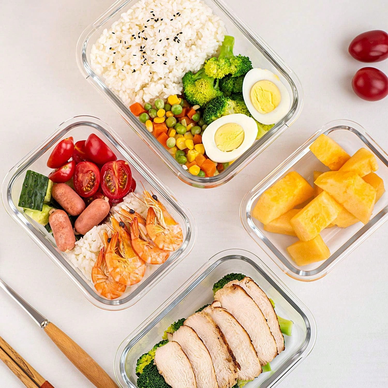 Paquete de 10 recipientes de v - Food Storage Freezer Containers reseña y precio