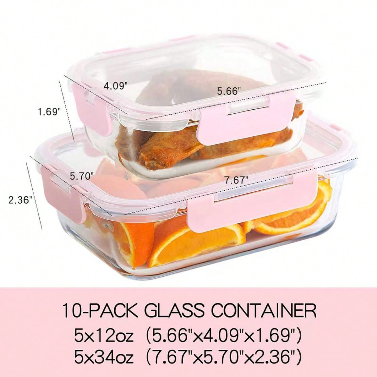 Paquete de 10 recipientes de v - Food Storage Freezer Containers reseña y precio