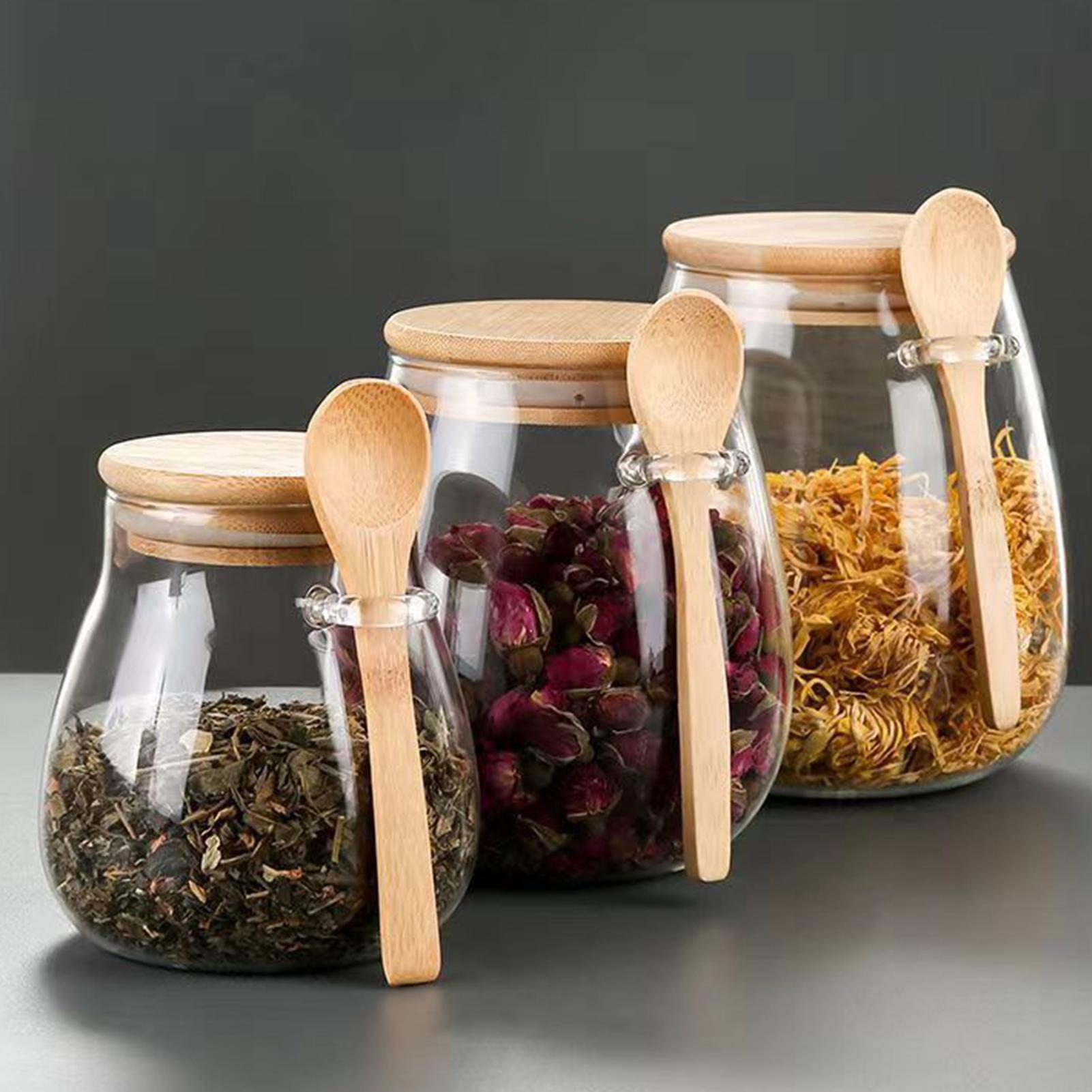 Tarro de té de vidrio, tarro d - Food Storage And Safety reseña y precio