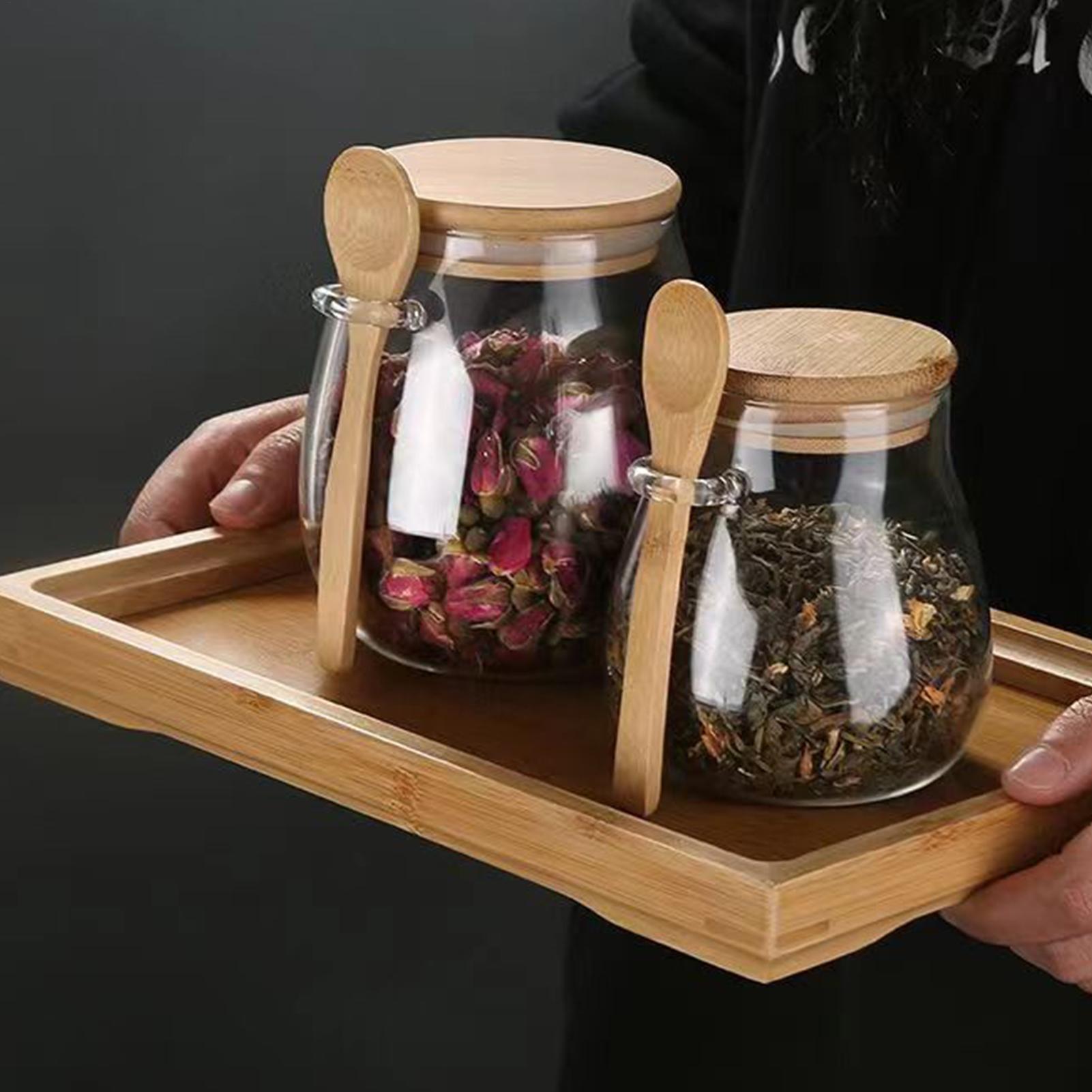 Tarro de té de vidrio, tarro d - Food Storage And Safety reseña y precio