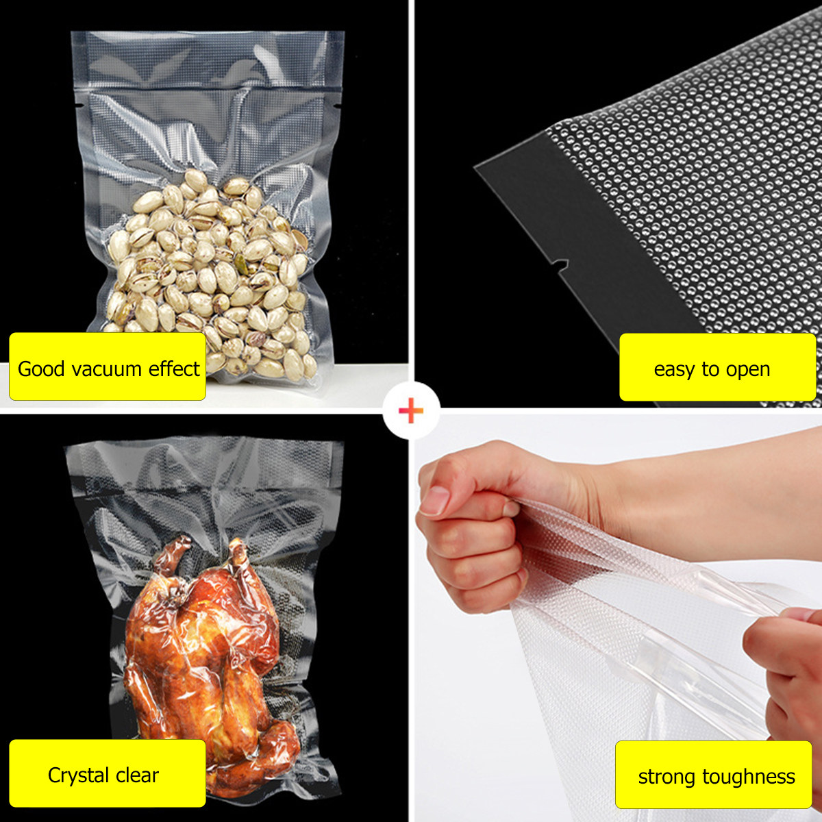 100 Bolsas Transparentes para  - Food Storage And reseña y precio