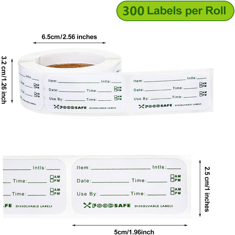 300/Uds etiquetas adhesivas de - Food Storage For Restaurant reseña y precio
