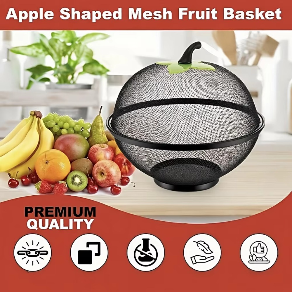 Cesta de frutas metálica con c - Food Storage Net reseña y precio