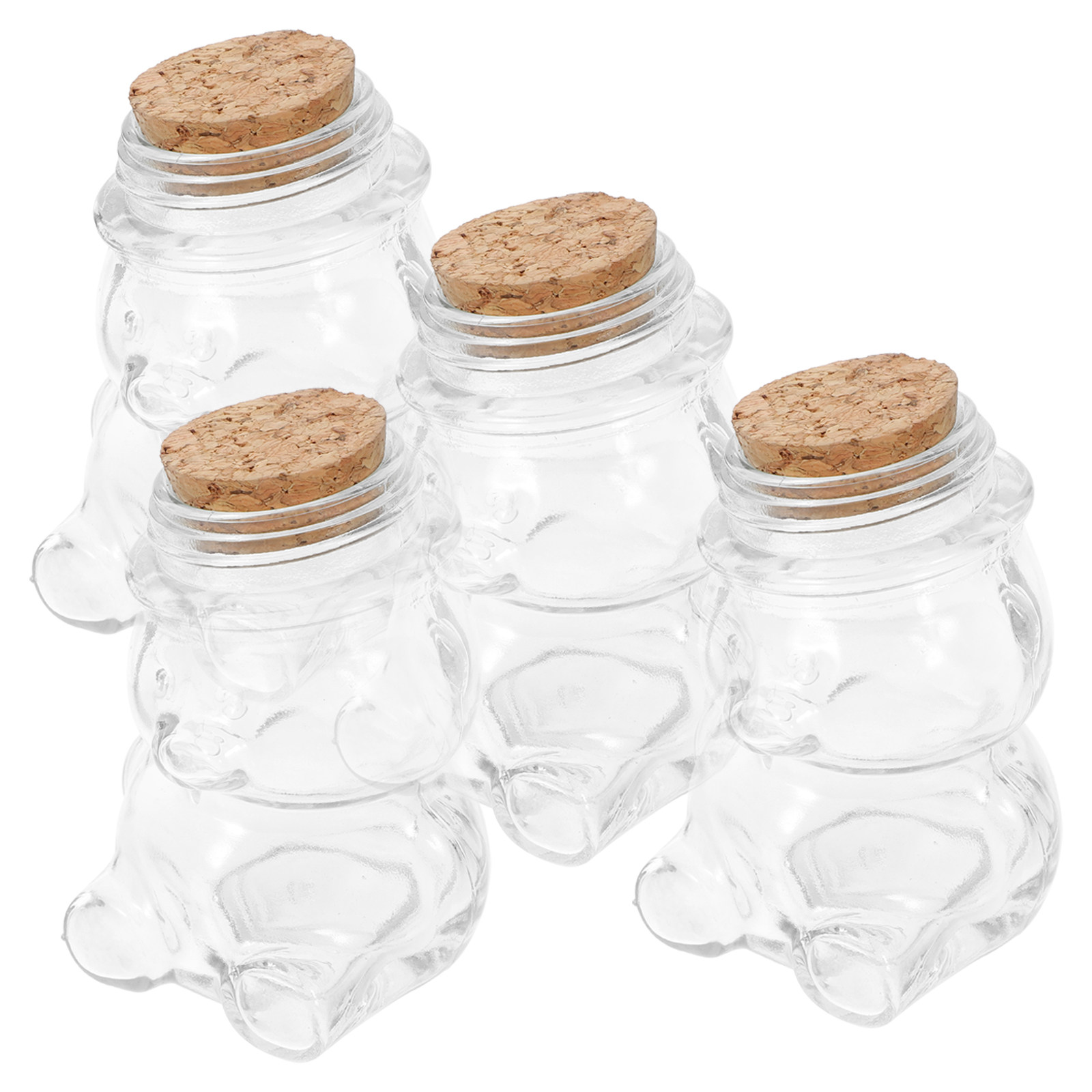 Juego de 4 tarros de cristal t - Food Storage Jars Airtight reseña y precio