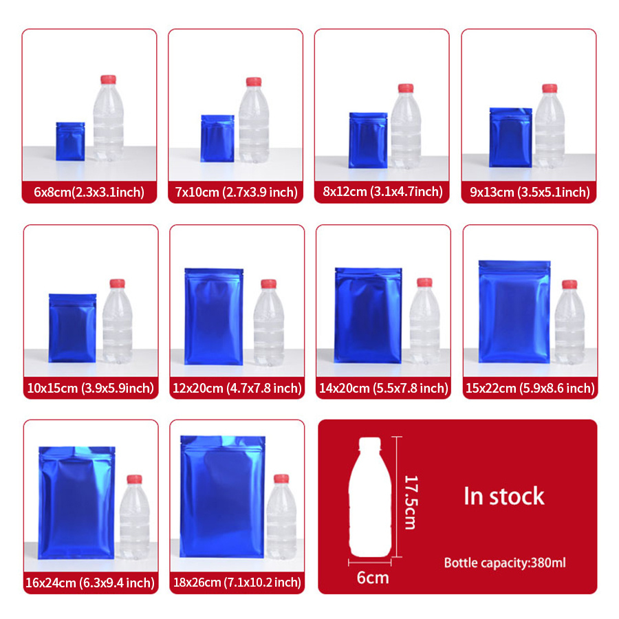 100 unidades de bolsas con cie - Food Storage And reseña y precio