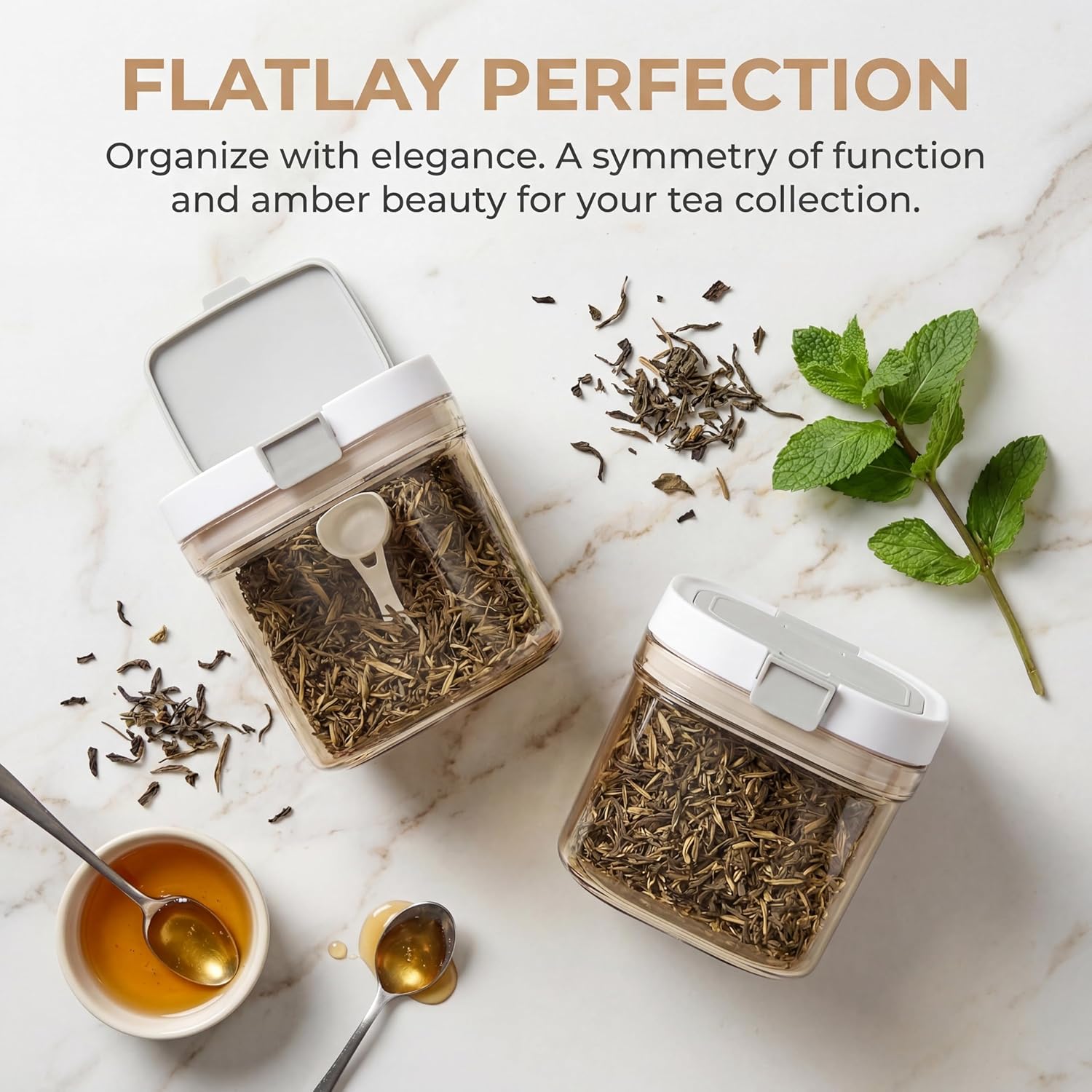 2 Recipientes para Café con Cu - Food Storage Jars Airtight reseña y precio