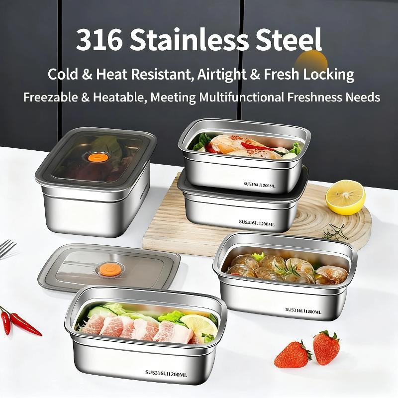 Lonchera Hermética de Acero In - Food Storage Freezer Containers reseña y precio